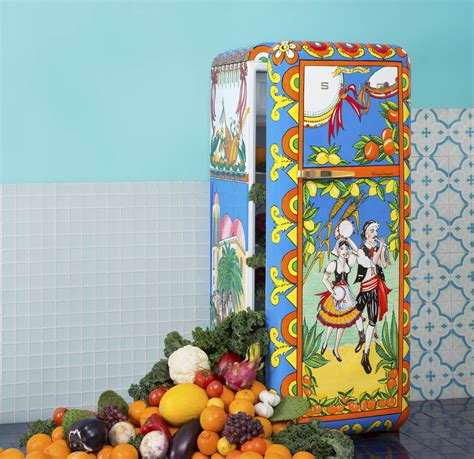 dolce gabbana x smeg refrigerator|harrods SMEG dolce and gabbana.